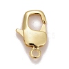 Brass Lobster Claw Clasps X-KK-M229-70G-2