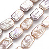 Natural Keshi Pearl Beads Strands PEAR-S020-D04-2