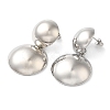 Brass Stud Earrings for Women EJEW-B057-06P-2