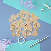 SUPERFINDINGS 36Pcs 6 Style Brass Charms KK-FH0004-98-4