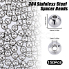 SUNNYCLUE 304 Stainless Steel Spacer Beads STAS-SC0006-87D-2