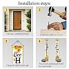 Hanging Polyester Banner Sign for Home Office Front Door Porch Welcome Decorations HJEW-WH0011-20K-4