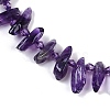 Natural Amethyst Nuggets Beads Strands G-B125-B01-01-3