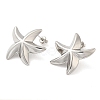 Non-Tarnish 304 Stainless Steel Stud Earrings for Women EJEW-G364-13P-1