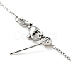 304 Stainless Steel Add a Bead Adjustable Cable Chains Bracelets for Women BJEW-M307-01C-P-3