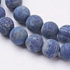Natural Lapis Lazuli Beads Strands G-J376-52-8mm-3