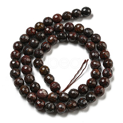 Natural Brecciated Jasper Beads Strands G-E571-A04-01-1