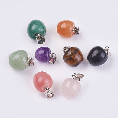 Natural & Synthetic Mixed Stone Charms G-I201-H-1