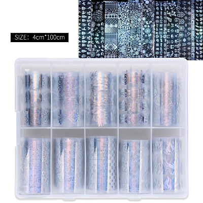 Laser Nail Art Transfer Stickers MRMJ-T066-014-1