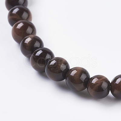 Natural Red Tiger Eye Beads Strands X-G-C076-4mm-1D-1