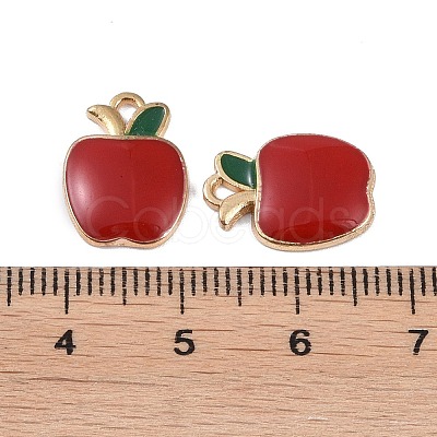 Teachers' Day Alloy Enamel Pendants ENAM-R149-02G-1