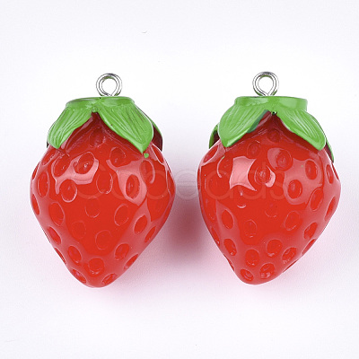 Resin Pendants X-RESI-T028-36-1