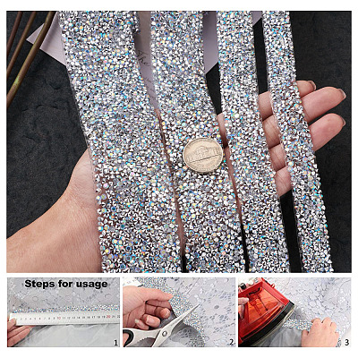 Glitter Resin Hotfix Rhinestone(Hot Melt Adhesive On The Back) OCOR-TA0001-13-1