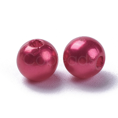 Imitation Pearl Acrylic Beads PL616-13-1