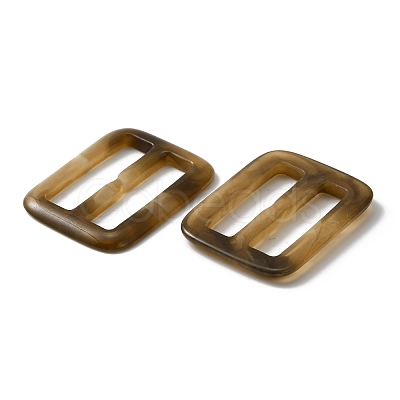 Rectangle Resin Buckle Clasps FIND-WH0129-33A-1