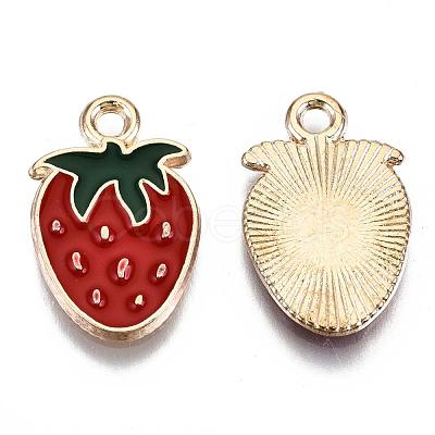 Alloy Enamel Pendants ENAM-S115-026-1