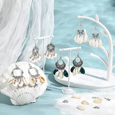 SUNNYCLUE DIY Shell Dangle Earring Making Kits FIND-SC0001-70-1