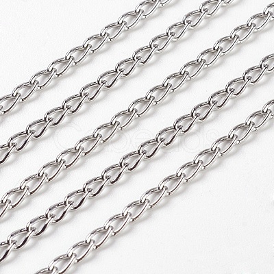 Iron Twisted Chains Curb Chains CHS003Y-N-1