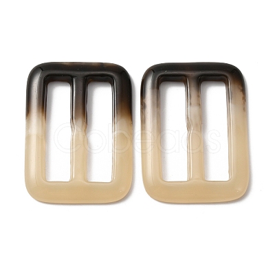 Rectangle Resin Buckle Clasps FIND-WH0129-33D-1