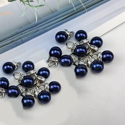 ABS Plastic Imitation Pearl Charms KY-TAC0011-03P-10-1