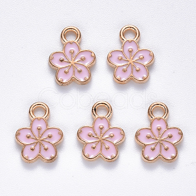 Alloy Enamel Charms X-ENAM-S121-054A-1