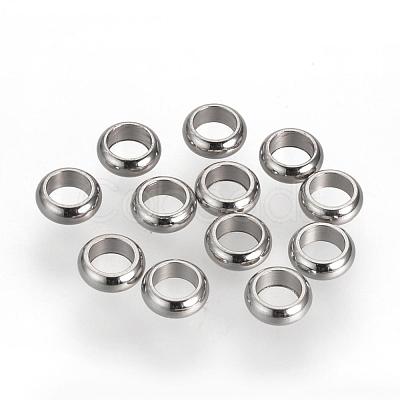 Tarnish Resistant 201 Stainless Steel Spacer Beads STAS-R071-32-1