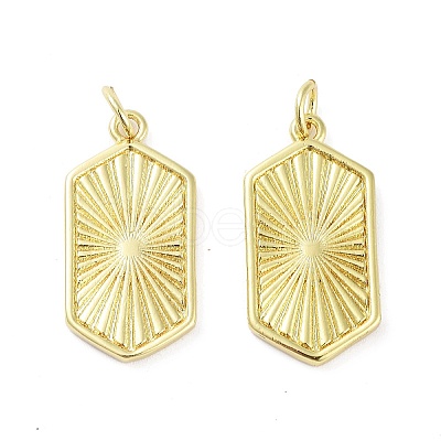 Rack Plating Brass Pendants KK-H474-03G-1