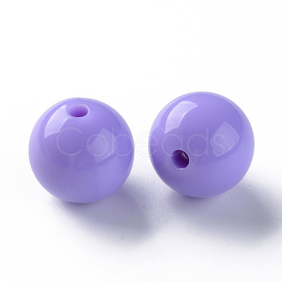 Opaque Acrylic Beads MACR-S370-C16mm-31-1