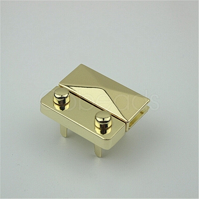 Zinc Alloy Twist Bag Lock Purse Catch Clasps PURS-PW0005-093LG-1