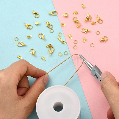 DIY Chains Bracelet Necklace Making Kit DIY-YW0005-83G-1