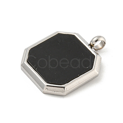 304 Stainless Steel Pendants STAS-F307-16P-1