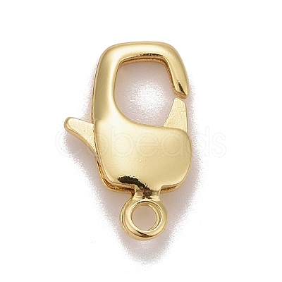 Brass Lobster Claw Clasps X-KK-M229-70G-1