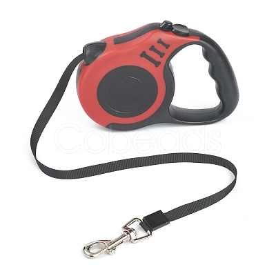 16.5FT(5M) Strong Nylon Retractable Dog Leash AJEW-A005-01D-1