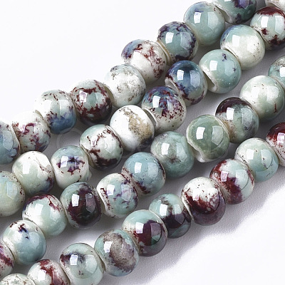 Handmade Porcelain Beads PORC-S498-19B-09-1