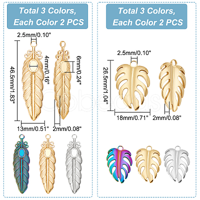 Unicraftale Jewelry Making Findings Kits STAS-UN0042-28-1