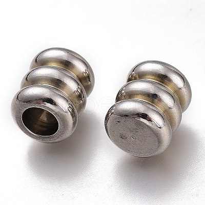 Tarnish Resistant 304 Stainless Steel Cord End Caps STAS-H108-09P-1