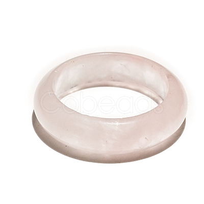 Natural Rose Quartz Finger Rings PW-WG87157-10-1