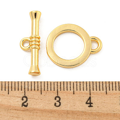 Brass Toggle Clasps KK-A223-02G-1