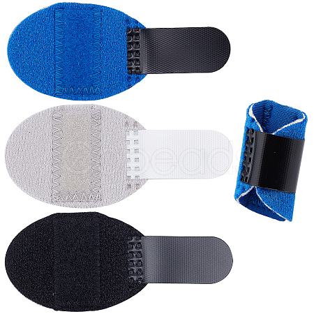 Gorgecraft 3Pcs 3 Colors Composite Cloth Pinkie Fixing Strap AJEW-GF0003-64B-1