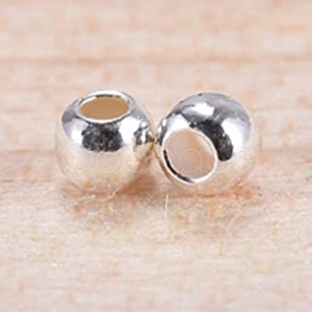 925 Sterling Silver Spacer Beads STER-WH0006-01-1