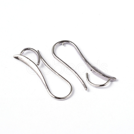 Brass Earrings Hook X-KK-C1277-1