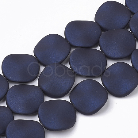 Rubberized Style Acrylic Beads MACR-Q228-11B-1