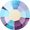 Preciosa&reg Crystal Hotfix Flatback Stones, Czech Crystal, Round(438 11 612 Chaton Rose VIVA 12 &reg), 20050 200 Amethyst AB, SS12(3~3.2mm)