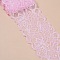 Elastic Lace Trim, Lace Ribbon For Sewing Decoration, Pearl Pink, 80mm