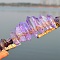 Natural Electroplated Crystal Hair Bands, with Amethyst Chips, Crown Hair Bands, for Women Girls, 270x180x30mm