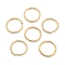 Aluminum Open Jump Rings, Round Ring, Light Gold, 20x2mm, Inner Diameter: 15.5mm