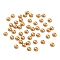 ABS Plastic Cabochons, Imitation Pearl, Half Round, Dark Goldenrod, 3x1.5mm, about 10000pcs/bag