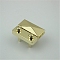 Zinc Alloy Twist Bag Lock Purse Catch Clasps, for DIY Bag Purse Hardware Accessories, Light Gold, 3.5x4.3cm