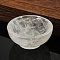 Quartz Crystal Singing Bowls, for Altar Ceremony Ritual Use Decoration, 70x35mm