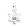 925 Sterling Silver Star of David with Eye Charms STER-M119-11S-1